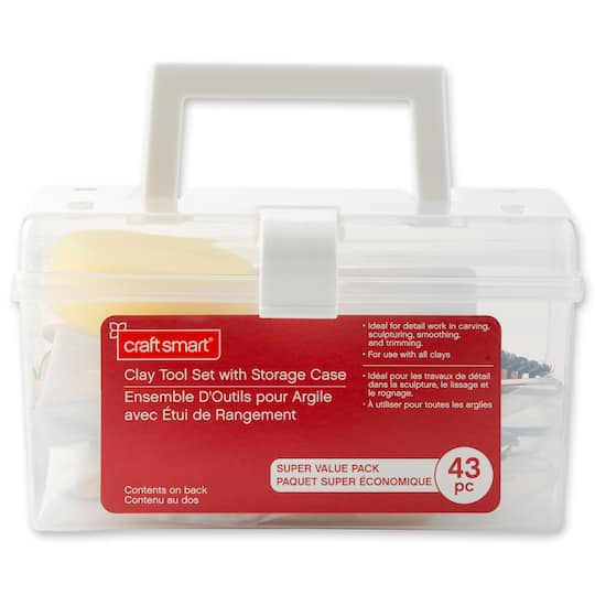 6 Pack: 43 Piece Clay Tool Set by Craft Smart®